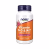 NOW Vitamin D3 & K2 120 Capsules