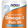 NOW Foods Supplements, Omega-3 180 EPA / 120 DHA, Molecularly Distilled, Cardiovascular Support*, 200 Softgels